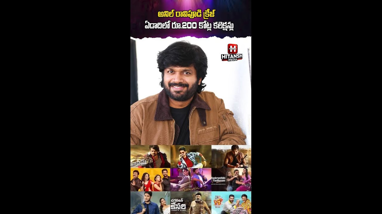 Anil Ravipudi’s Historic Record! | 9 Hits in a Row | MSVPG Crosses ₹260 Crores in 1 Week #Anil