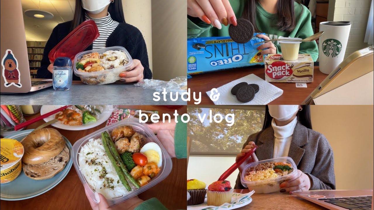 \study vlog/🍙自炊と勉強の両立を頑張る | lots of cooking and studying📓
