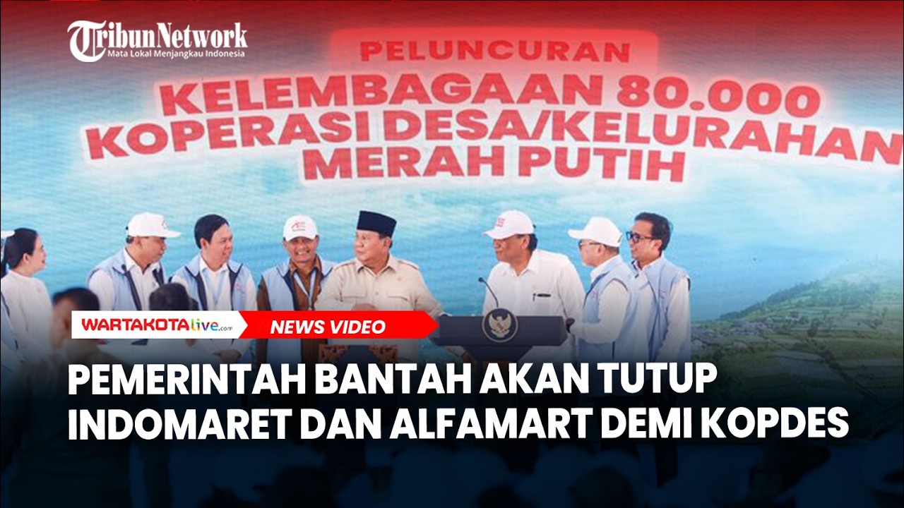 Pemerintah Bantah akan Tutup Indomaret dan Alfamart demi Kopdes