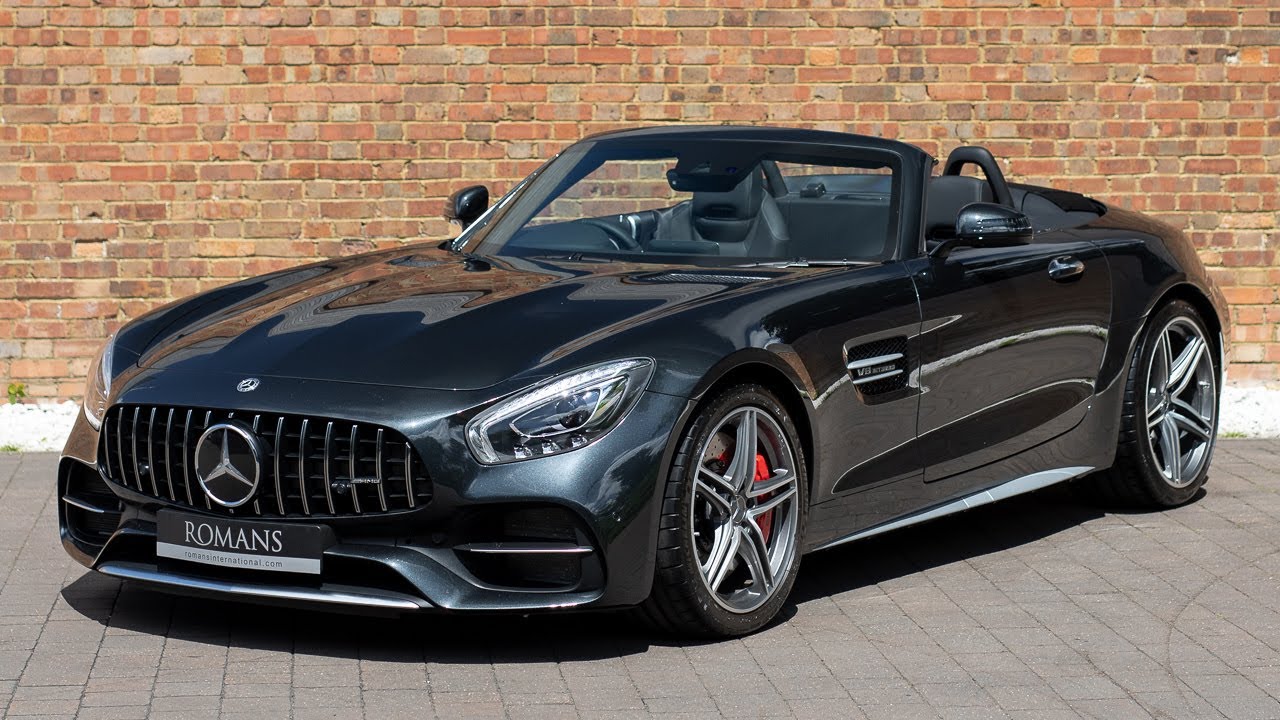 2018 Mercedes AMG GT C Roadster - Magnetite Black - Walkaround, Interior & Exhaust Sound