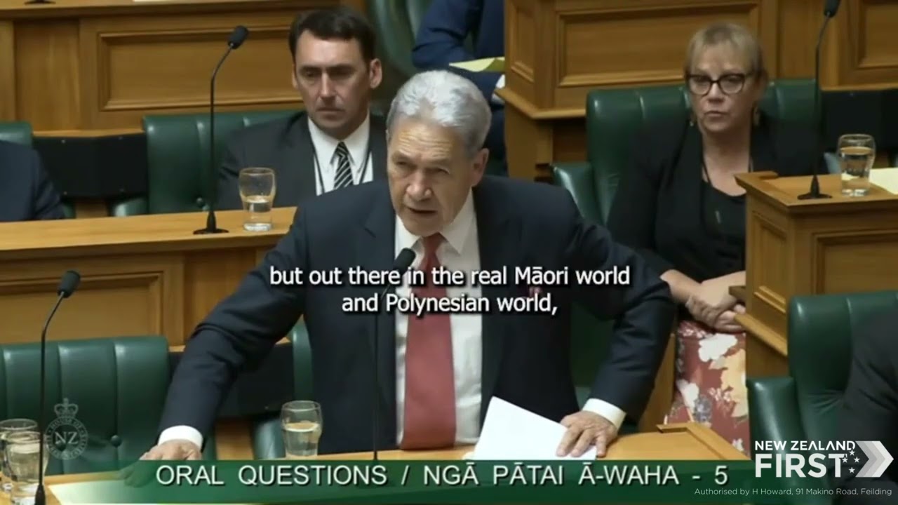 Debbie Ngarewa-Packer to Acting Prime Minister Winston Peters