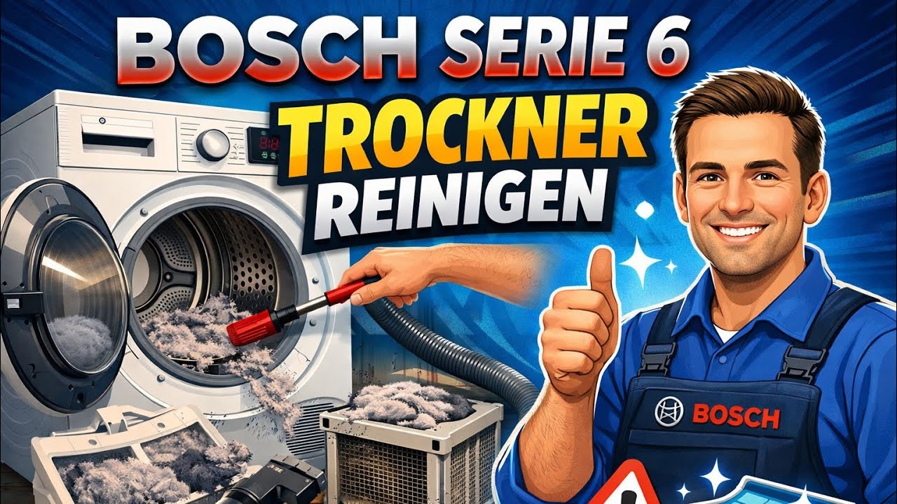 Bosch Serie 6 Wärmepumpen Trockner SelfCleaning wird nicht Trocken oder dauert lange 