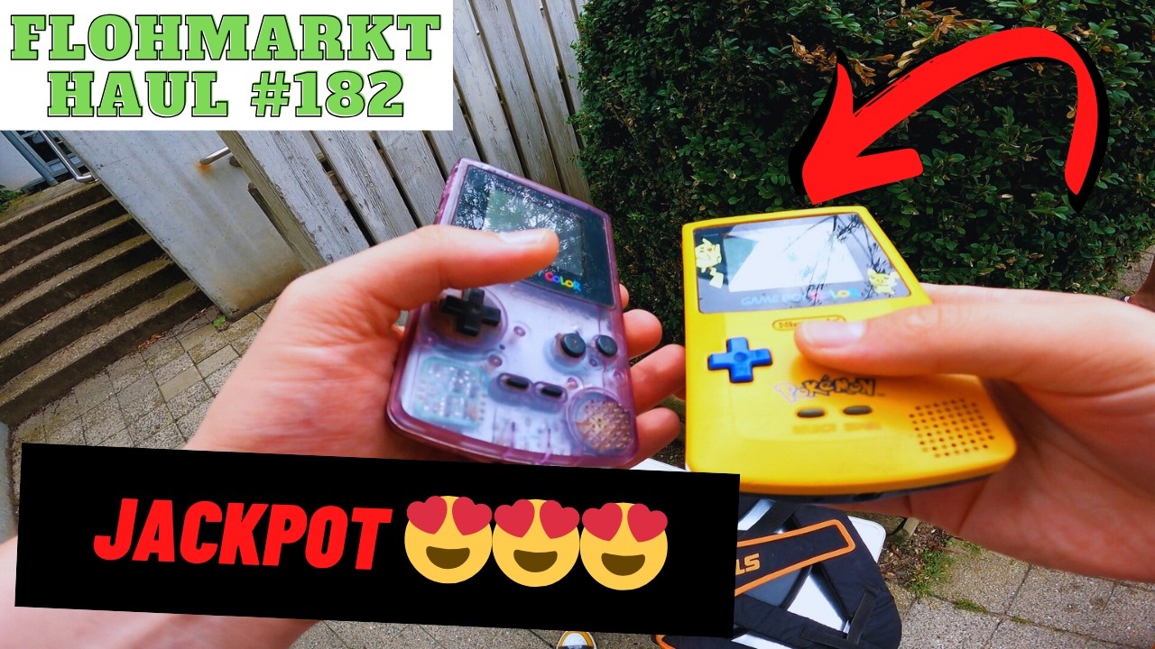 ULTRA viele NINTENDO GAMEBOYS gefunden - KRASSESTER FLOHMARKT EVER?! 😱