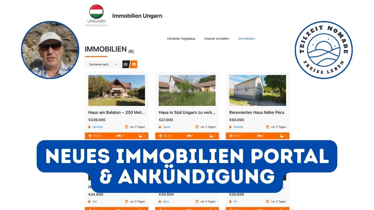 Neues Ungarn Immobilien Portal und andere Ver&auml;nderungen