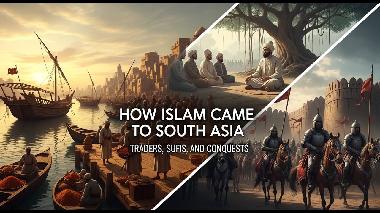 The Journey of Islam into South Asia: Traders, Sufis & Conquests