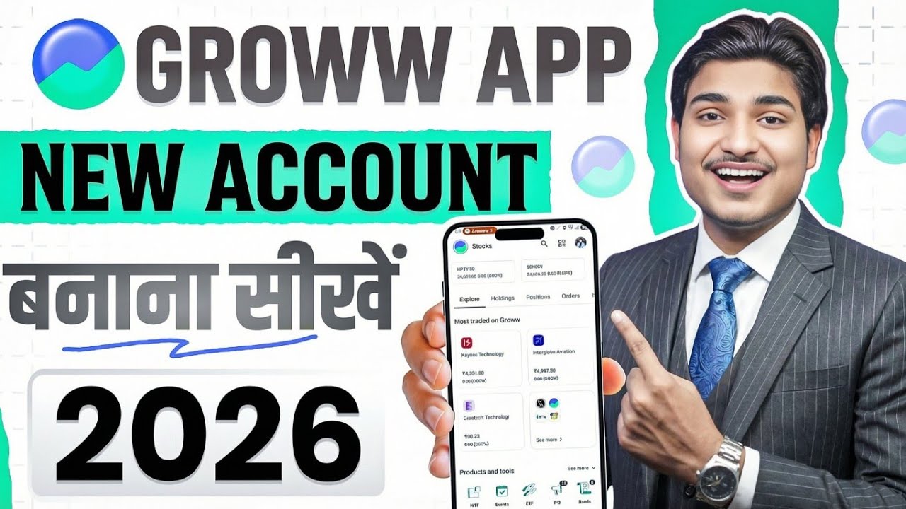 Groww App Account Kaise Banaye | How To Open Groww Demat Account | Groww Account Opening
