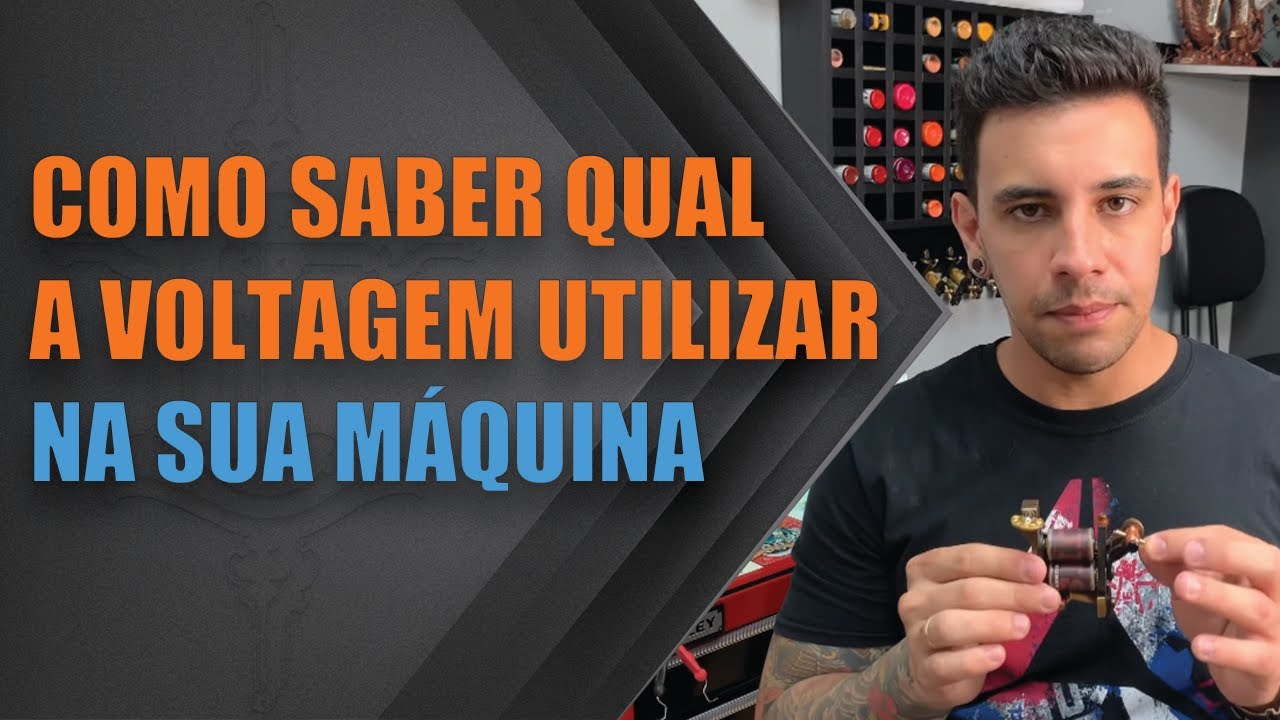 Como Saber qual Voltagem Utilizar na sua Máquina  - Esculpindo seu traço - Erick Lodetti