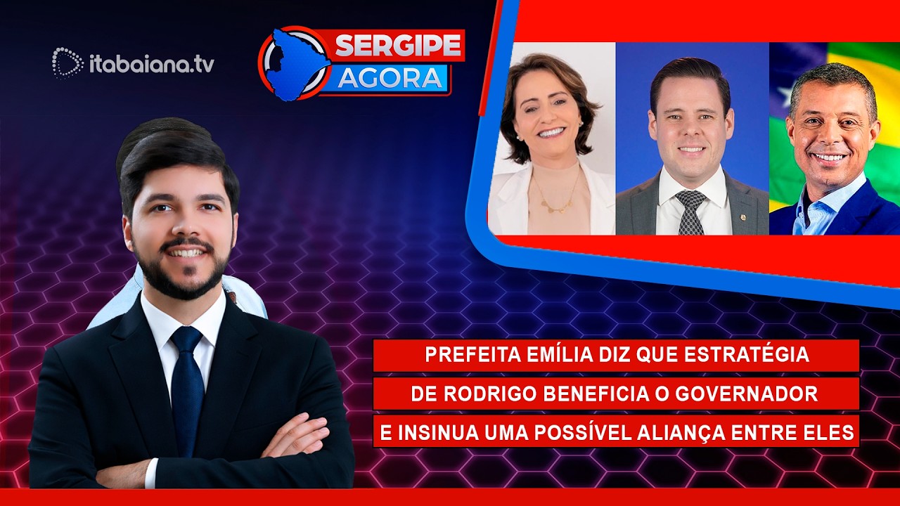 Emília diz que Rodrigo Valadares pediu cargos para sua família em Aracaju. Quinta-feira 12/03/2026