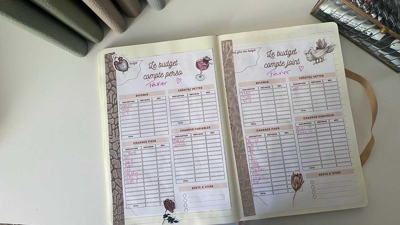 🌝Fevriee - remplissage des enveloppes et épargnes 