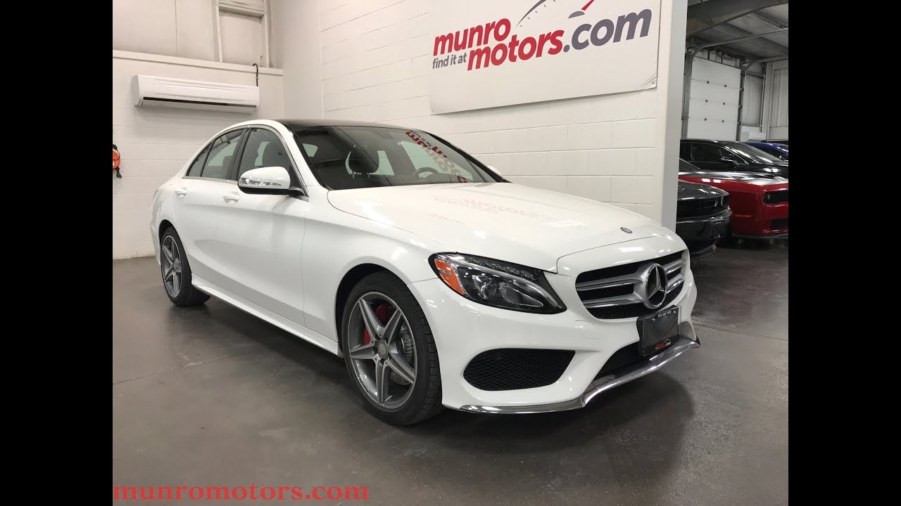 2015 Mercedes C300  SOLD SOLD SOLD 4Matic Designo AMG Sport Package Munro Motors