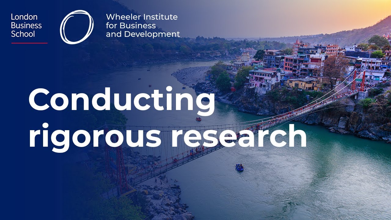 Conducting rigorous research | Wheeler Institute