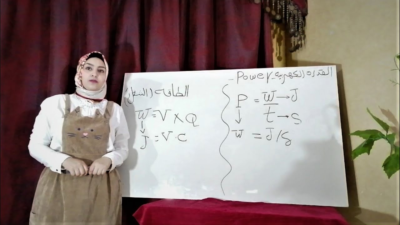 شرح الطاقة الكهربية والقدره الكهربيه للصف الثالث الثانوي (3)