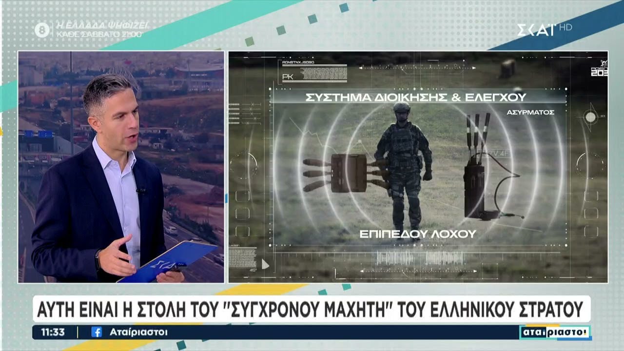 Αυτή θα είναι η στολή και ο εξοπλισμός του «Σύγχρονου Μαχητή» του ελληνικού στρατού  | Αταίριαστοι