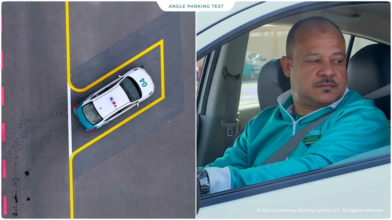 How to pass Angle Parking Test - English