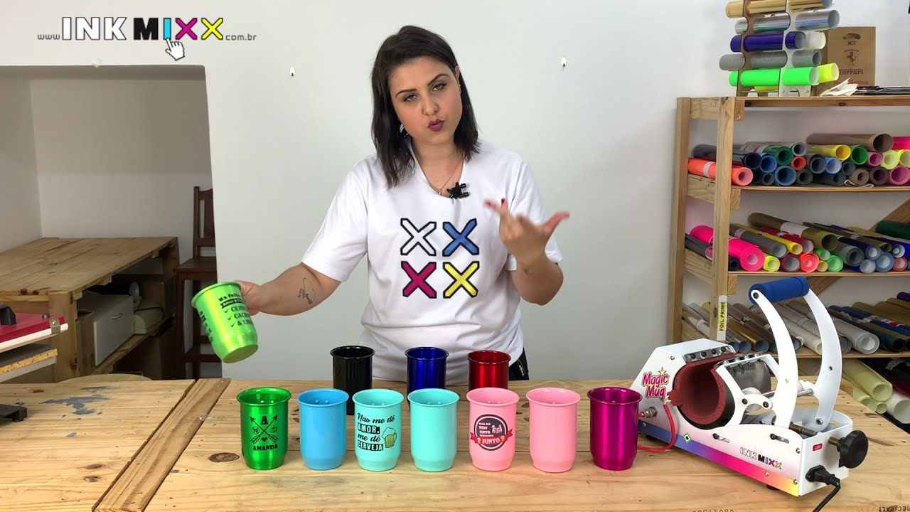 como estampar caneca de aluminio para sublimação