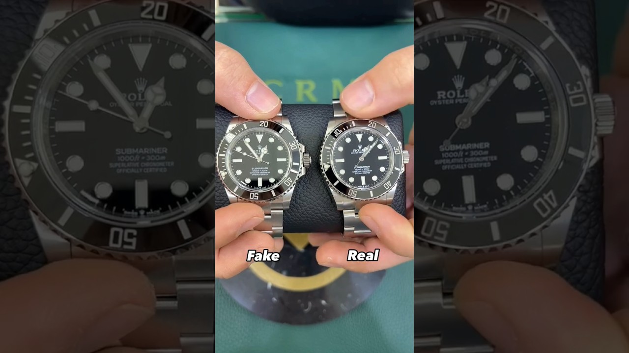 Real vs Fake Rolex...Can you Really spot the differences?
