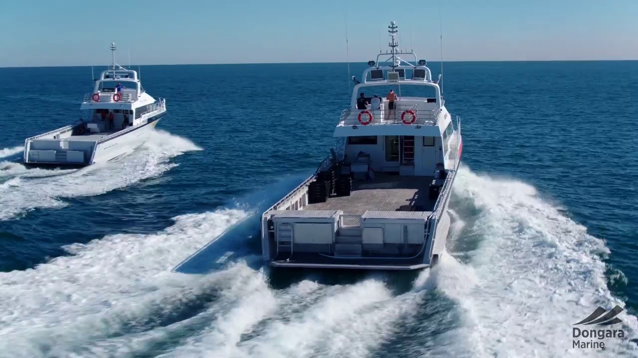 Holdfast and Force of Nature - 26 and 22.4 metre lobster fishing boats by Dongara Marine