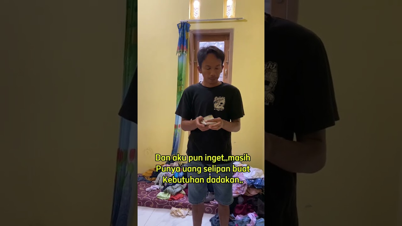 Pas pulang jualan langsung di ajakin nonton pasar malam sama anak