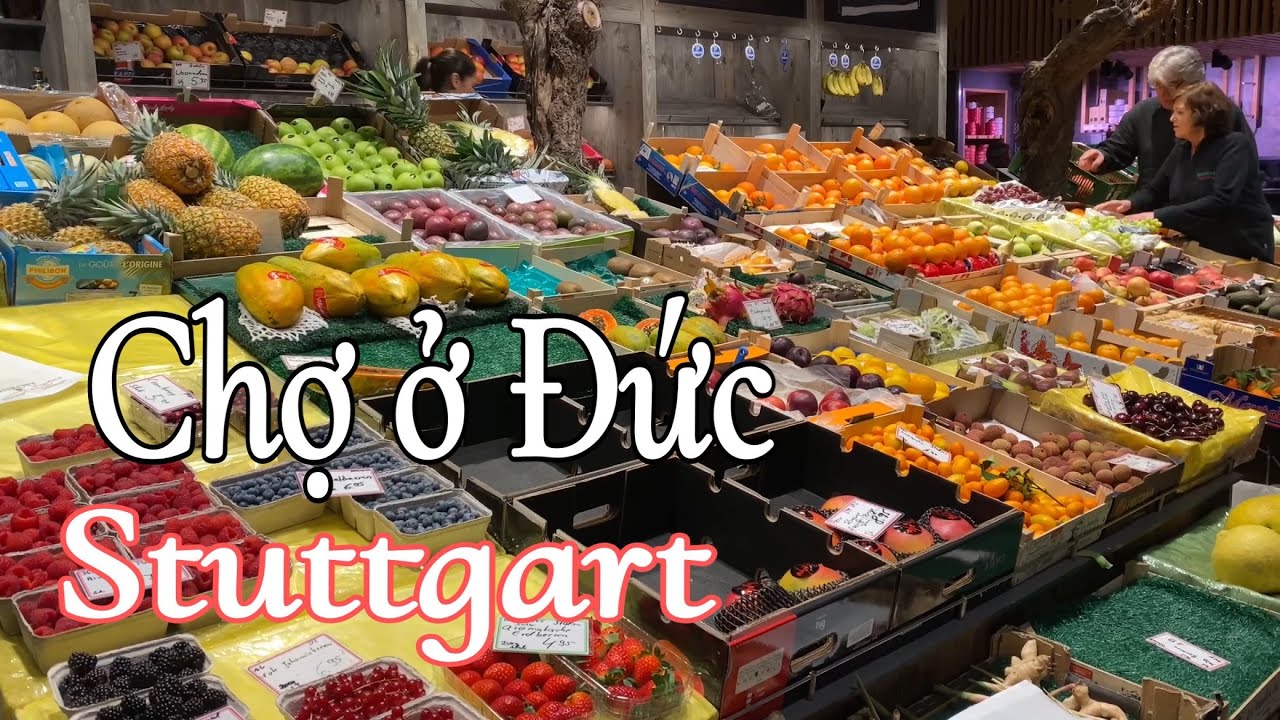 Vào nhà hàng Việt Nam ở Đức. Toàn cảnh nhộn nhịp phiên chợ chiều ở Stuttgart | Cuộc sống ở Đức
