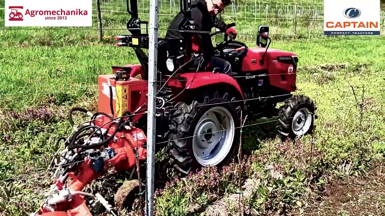 Captain Compact Tractors In Vineyard - Slovakia