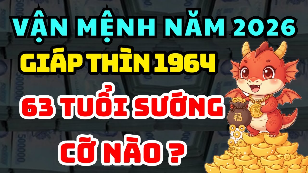 HÉ LỘ SỰ THẬT TỬ VI Tuổi GIÁP THÌN 1964 năm 2026 GIÀU CÓ hay CƠ CỰC |  Lần Đầu Được Tiết Lộ