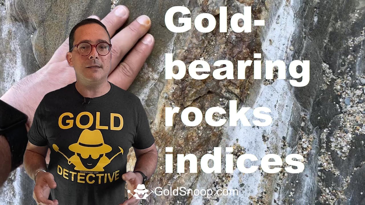 Indices des roches &agrave; identifier pour chercher de l'or pour orpailler et la prospection aurif&egrave;re