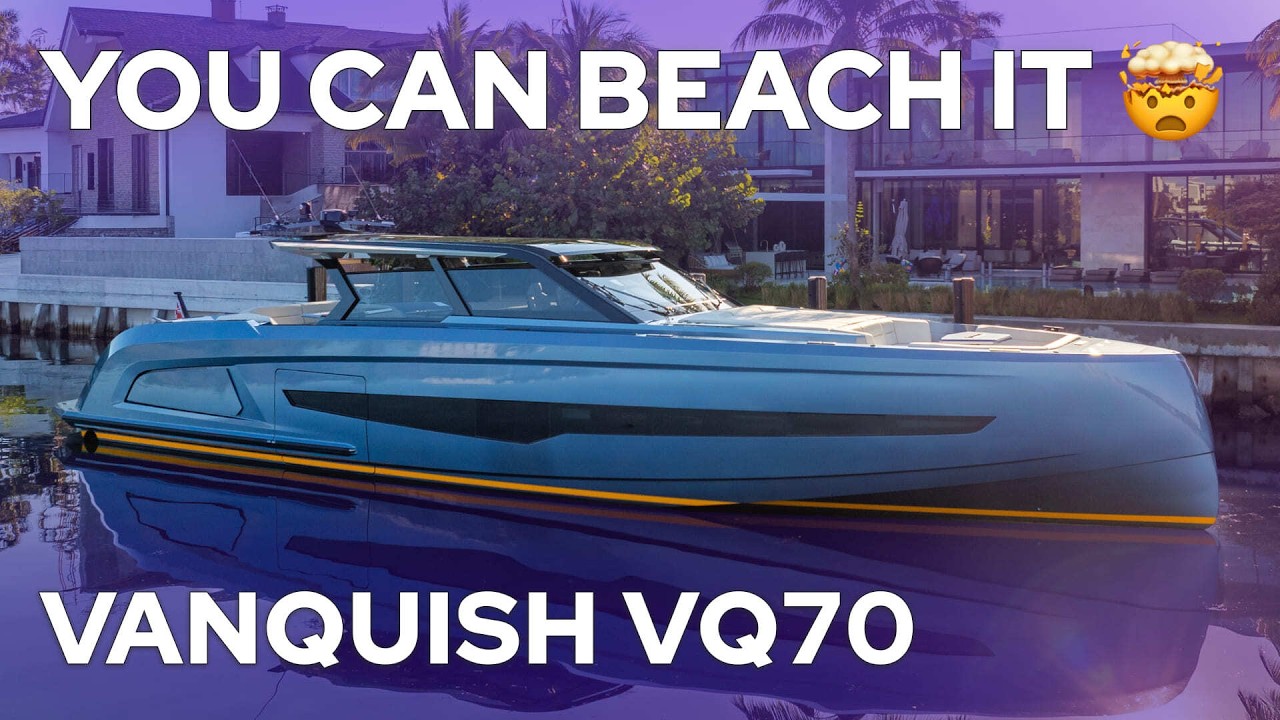YOUR OWN PRIVATE JET ON THE WATER | VANQUISH VQ70