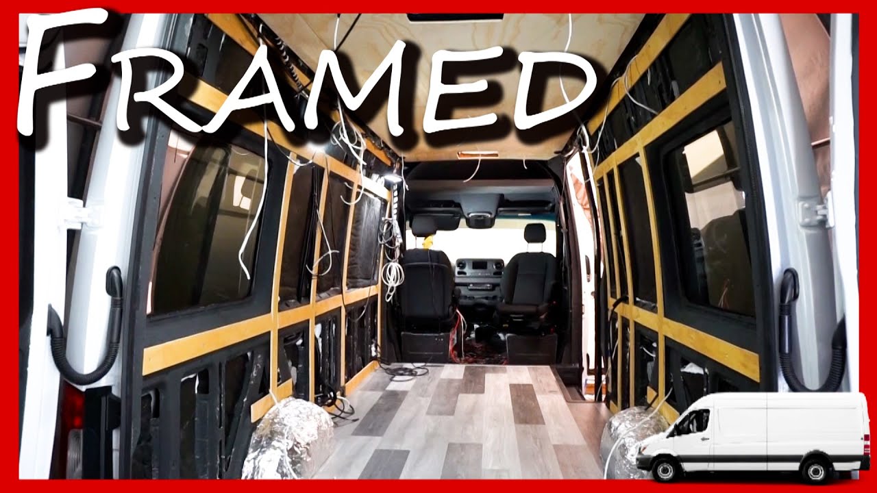 Interior walls FRAMED | FOUR SEASON VAN LIFE | EP.31