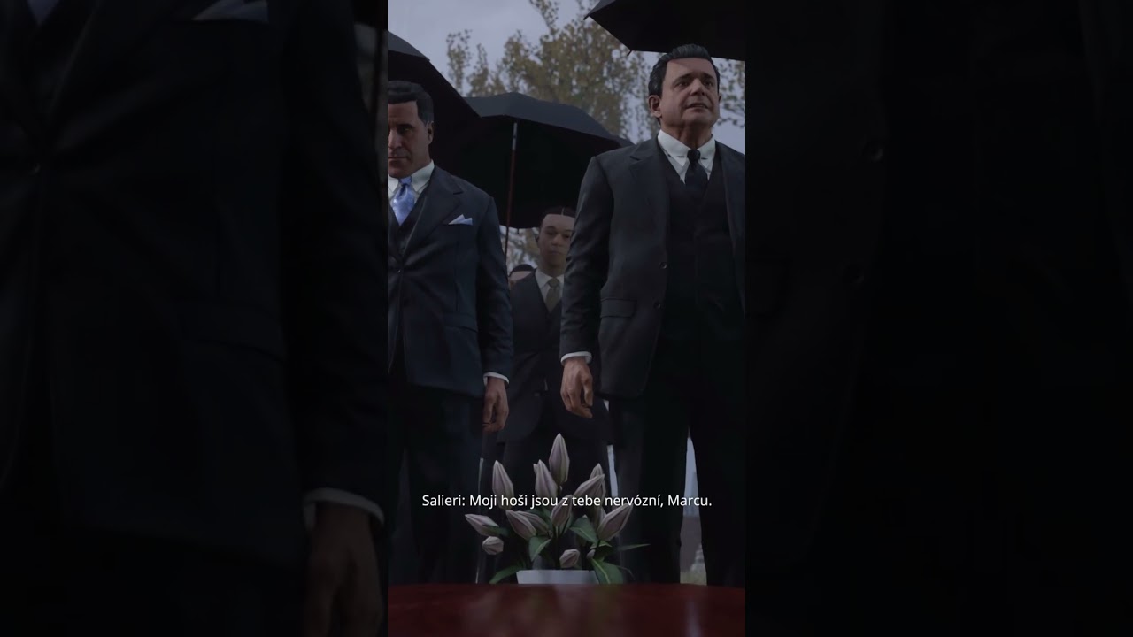 Don Morello a Don Salieri na pohrebe Frenka #games #gaming #letsplay