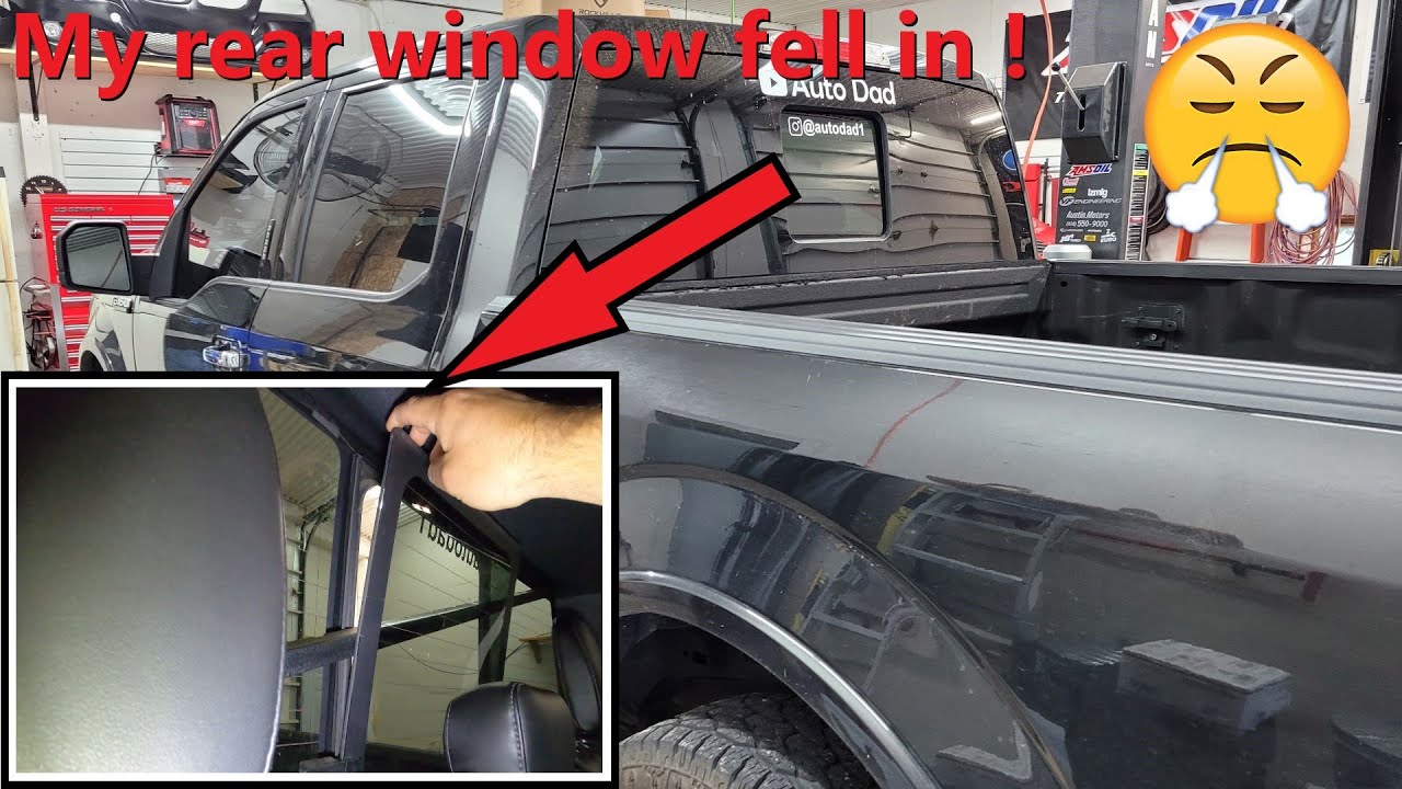 How to fix the loose F-150 rear window! Super easy!!