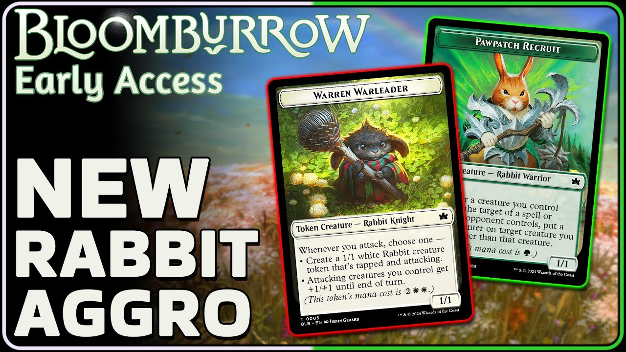 🐰 NEW CARDS and New Meta INCOMING! Rabbits! | Bloomburrow Early Access - MTG New Standard Arena