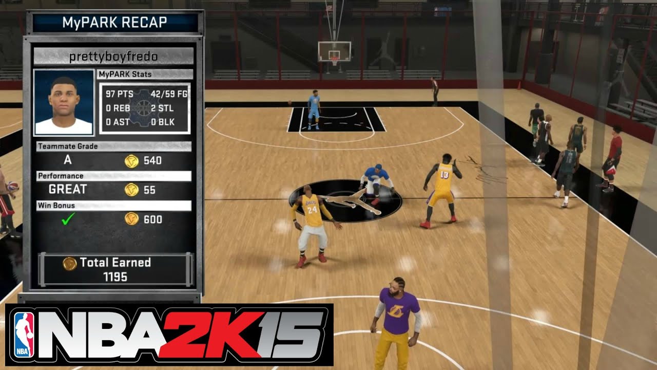 I scored 97 points @ Jordan rec center !!! Prettyboyfredo NBA 2k15