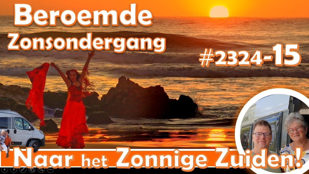 Grote Gratis Camperplaats Portugal met Wereldberoemde Zonsondergang #2324-15