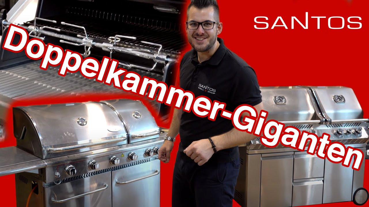 Grillvergleich der Doppelkammer-Giganten: Napoleon vs. Broil King vs. Santos | Die größten Gasgrills