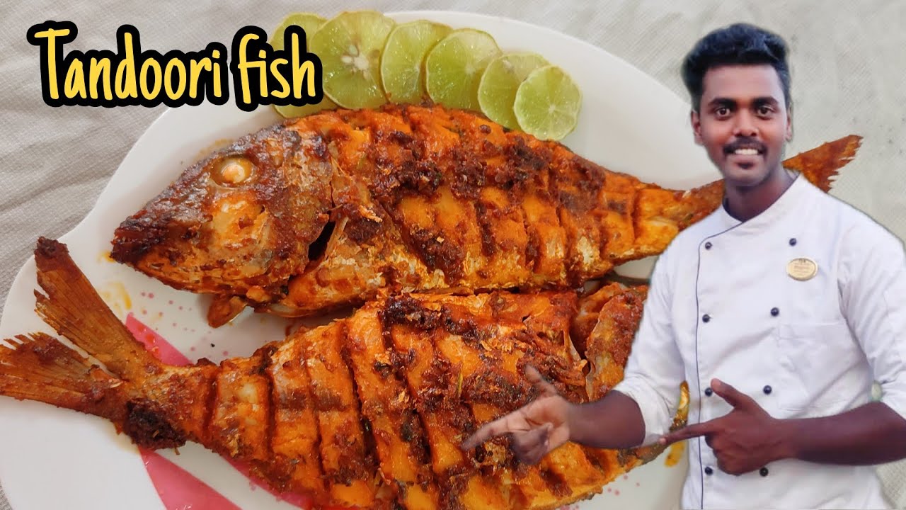Fish Tandoori Without Oven | Fish Tandoori Recipe | Fish Fry Recipe In Tamil | Chef Martin's Kitchen