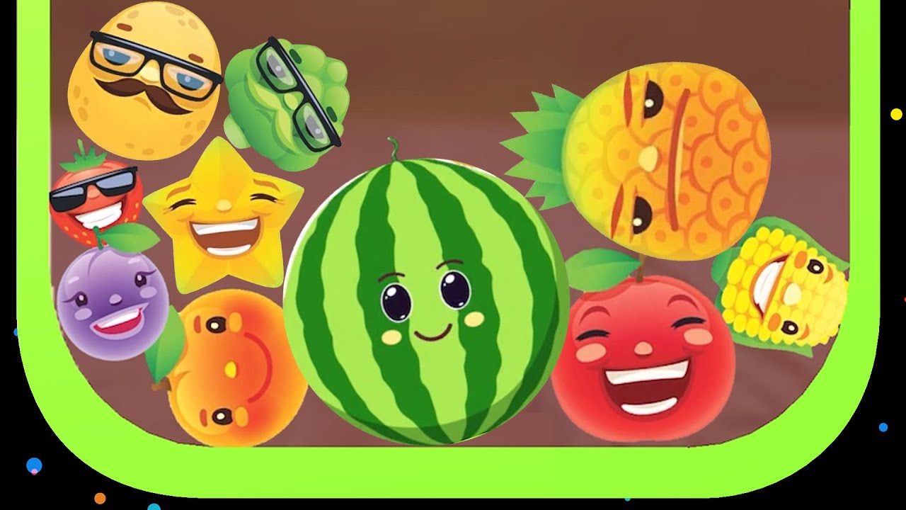 Watermelon Game: Merge 2048 - Сможешь достичь максимального уровня, как я? Игра Suika