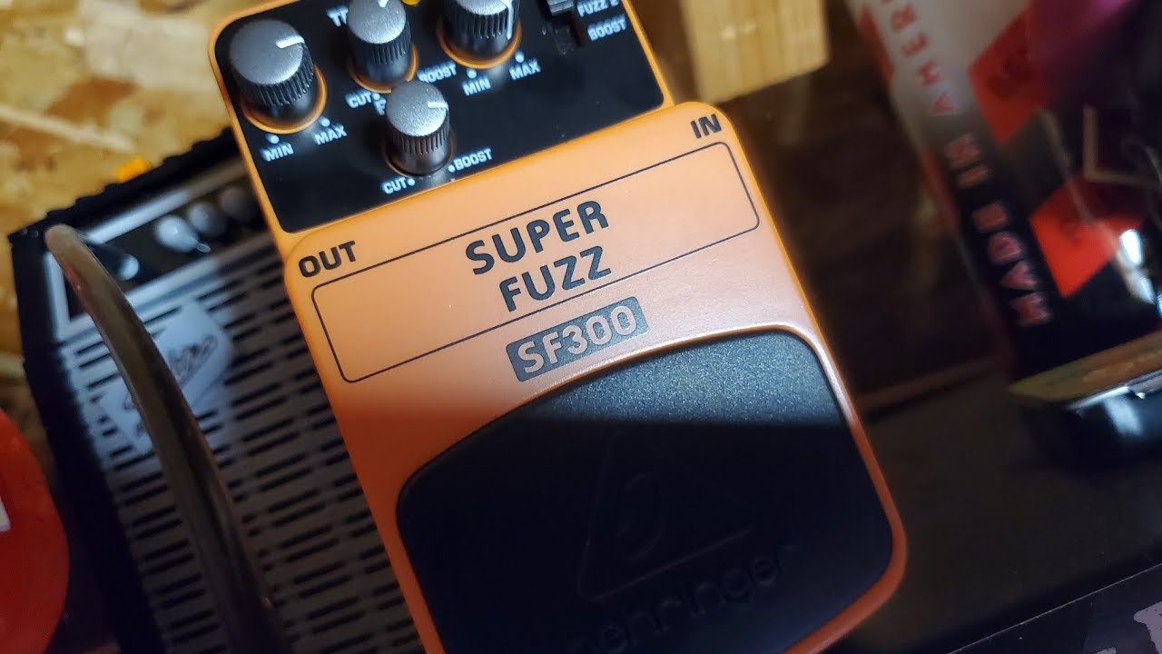 Metal to the Pedal!! Behringer SF-300 Super Fuzz effects pedal!! Hyper Affordable Fuzzy Goodness!!