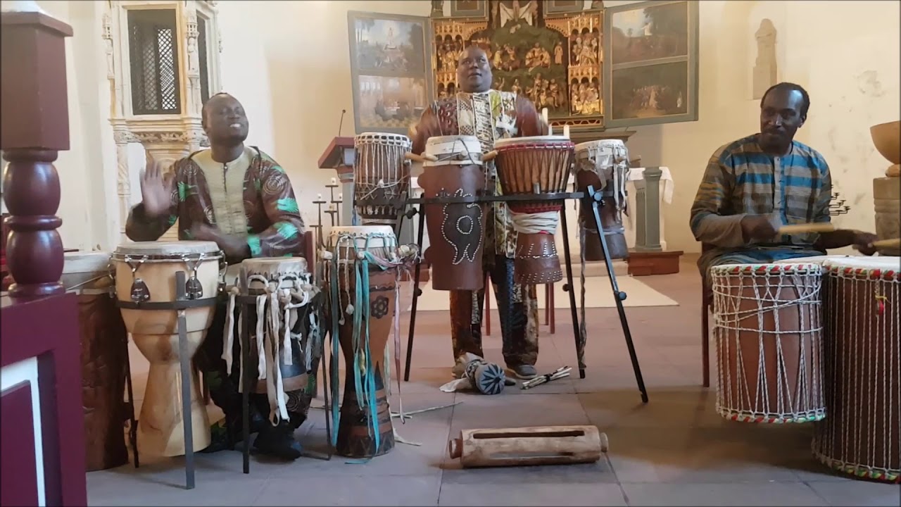 The Seck Griot Family in Arle 29 04 17 Pape Samory Seck, Mousse Pathe Mbaye, Pape Seck