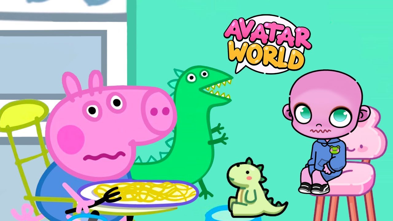 Peppa Pig | Mr. Dinosaur is Lost and George's New Dinosaur in Avatar World