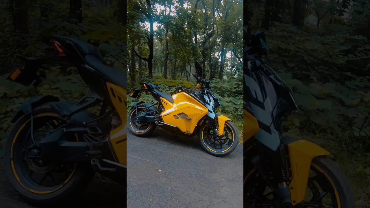 Ultraviolette F77 Superstreet Afterburner Yellow 💛 Bumblebee 💛 #ultraviolettef77 #ev #superbike