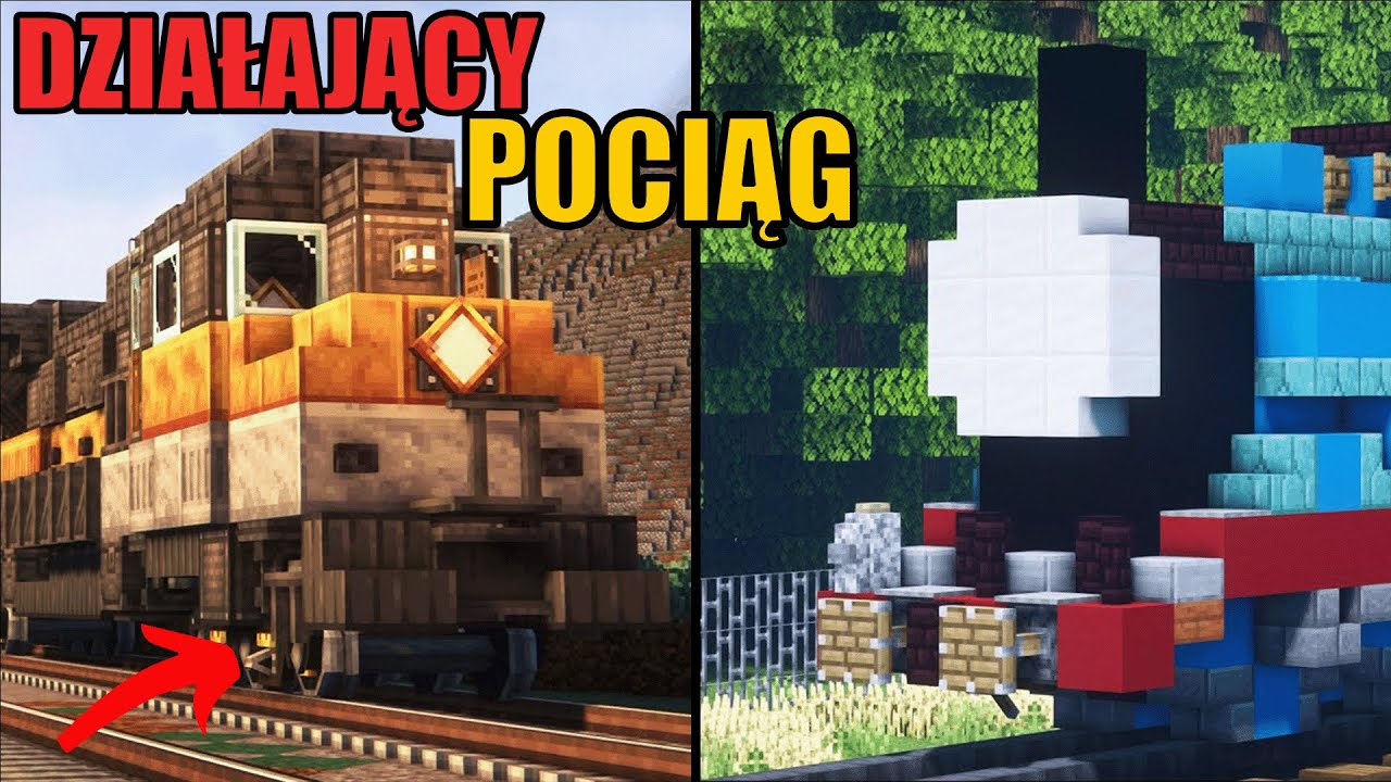 Minecraft Create Pociągi Poradnik
