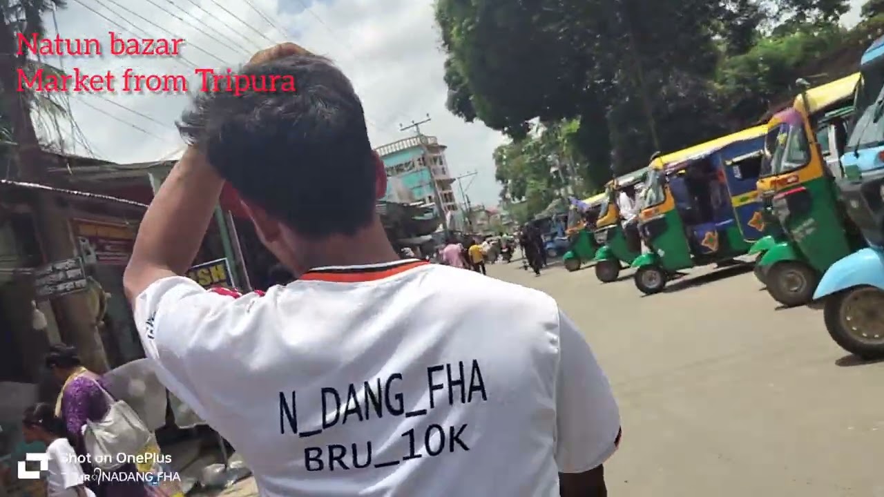 Natun bazar from Tripura|| BRU 10K vlog video