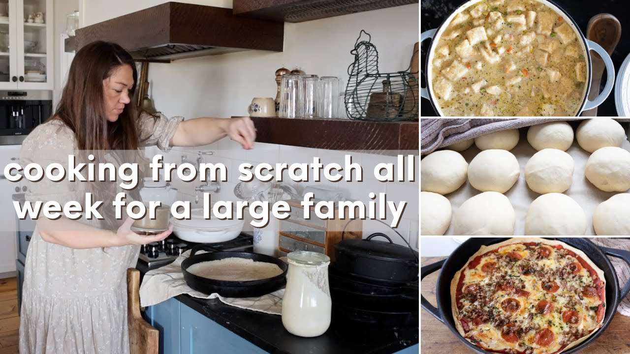 What We Eat in a Week Large Family