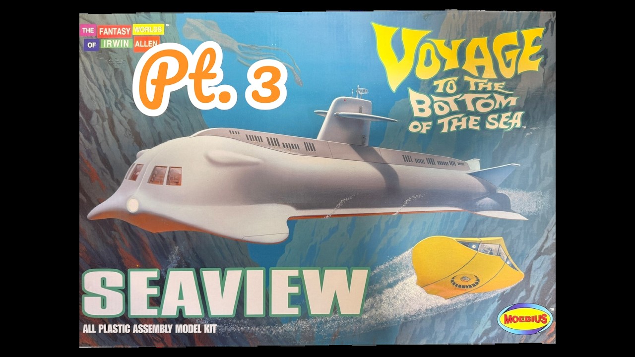 Build Seaview from Moebius Models Pt 3 finale