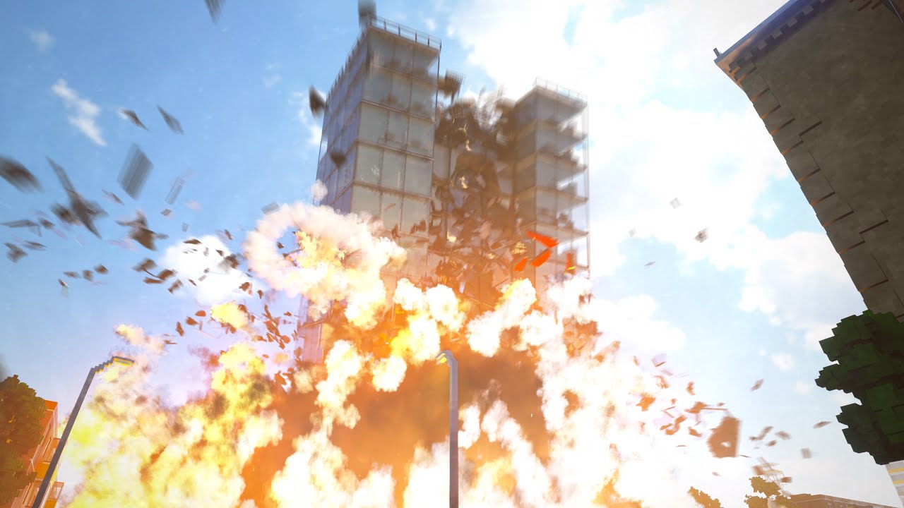 Realistic Building Nuclear Collapses | Teardown