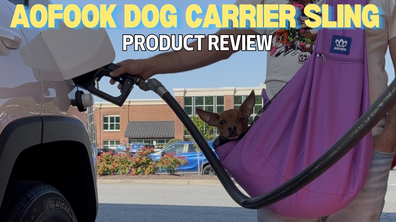 Best Dog Carrier Bag - Aofook Dog Carrier Sling Amazon Review #dog #dogs #doggielife #doglove