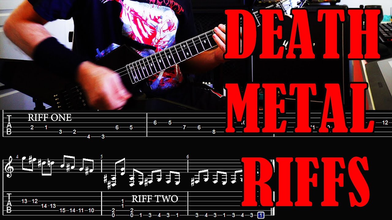 DEATH METAL RIFFS WITH TABS