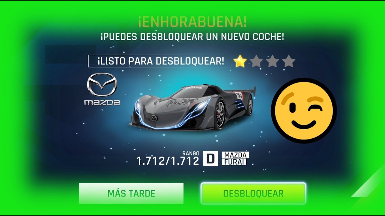 🎉 Desbloquear FURAI MAZDA 🚗 ZEROUNO 2 ⭐ Syndicate Chase  | Asphalt 9 - Nintendo Switch