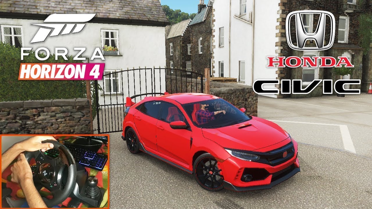 2018 Honda Civic Type R - Forza Horizon 4 | Nitho Drive Pro V16 Steering Wheel + Shifter Gameplay