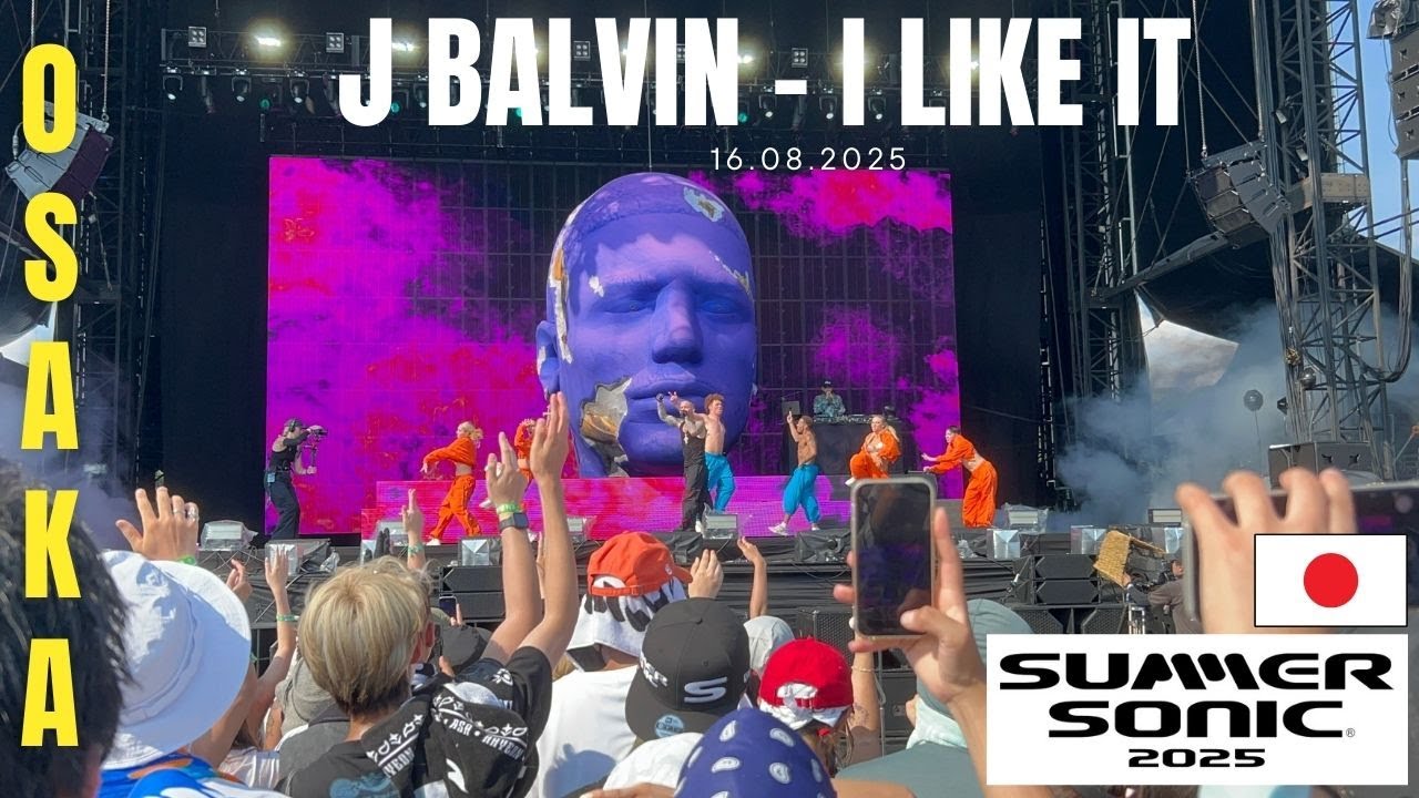 I Like It - J BALVIN | Summer Sonic Osaka 2025 JAPAN